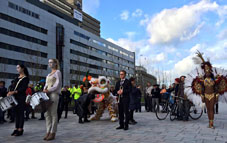 Xia Quan Leeuwendans: Officiële Opening Kruisplein Rotterdam